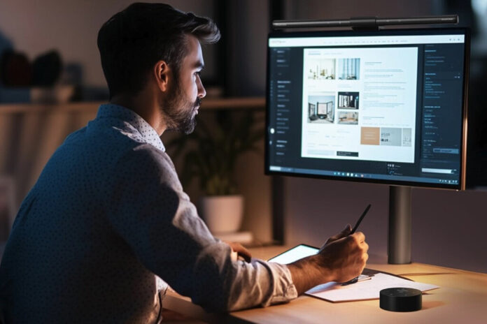 La solución para evitar reflejos y reducir la fatiga visual en la vuelta al estudio es esta barra de luz para monitores