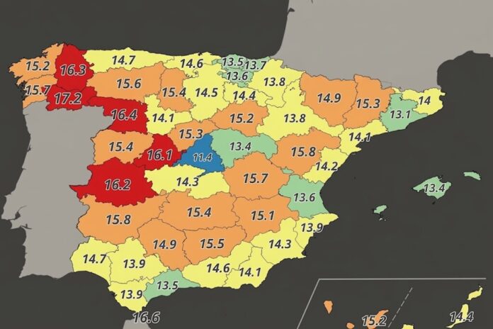 Dime en qué provincia vives y te diré cuántos años tiene tu coche