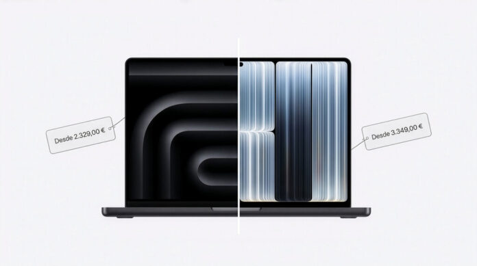 El nuevo MacBook Pro con pantalla táctil cuesta desde 3.349 euros en España: más de 1.000 euros más que su hermano 