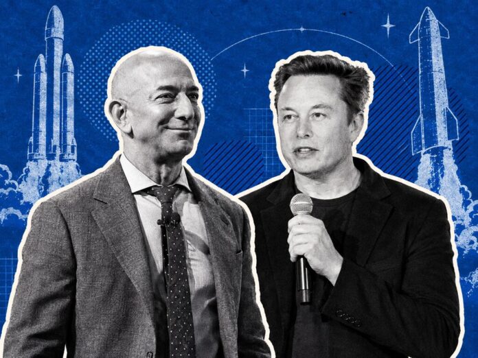 Elon Musk contra Jeff Bezos: 