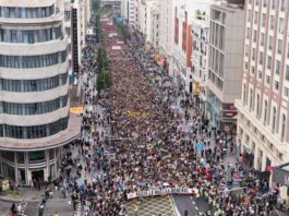 Protestas en Madrid y Valencia por crisis de la vivienda en España